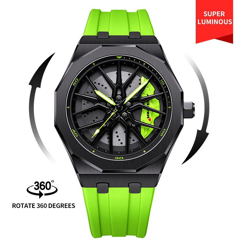 3D McLaren Spinning Wheel Watch