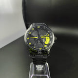 Alfa romeo watch 4C 8c Wheel yellow Calipers stainless steel band stelvio quadrifoglio wristwatch orologio premium