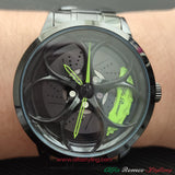 alfa romeo giulia stelvio qv 3D wheel watch green calipers quadrifoglio verde