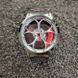 Alfa Romeo wheel watch red calipers