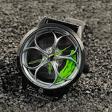 alfa romeo stelvio giulia qv 3d wheel watch green calipers