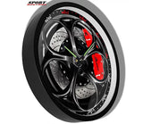 Alfa Romeo Wall Clock - Giulia QV Wheel (5 caliper colors)